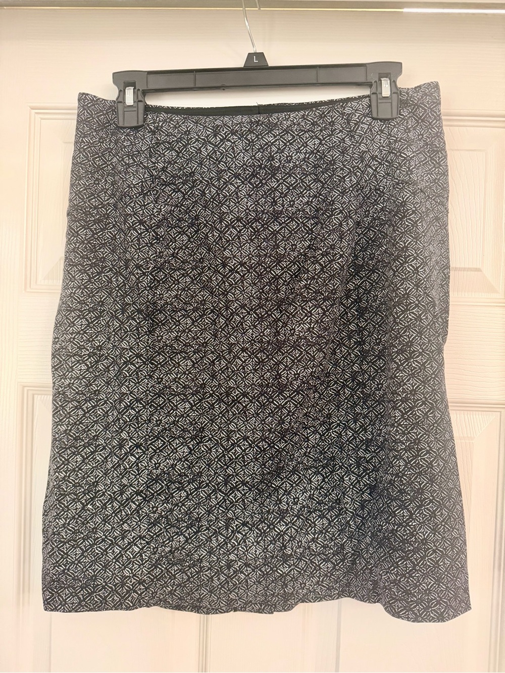 Lysse Black and White Printed Pencil Skirt